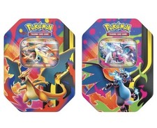 Pokemon TCG Mega Charizard ex Tins Sealed SET OF 2 Ships 2/20/2026