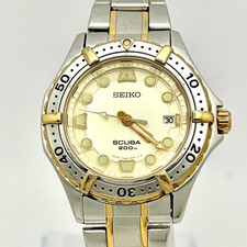New Battery SEIKO Scuba 200M Diver Men s Watch 7N35 6060