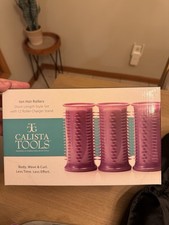 Calista Tools Ion Hot Rollers Curlers Pageant Set of 12 w/carrying Bag 2013 New