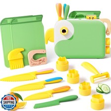 Toddler Cooking Set with Storage Box-Kids Kitchen Set,Safe PP Mat