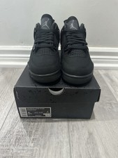 Size 5Y - Nike Air Jordan 4 Retro Black Cat 2025 IB4171-010 SHIPS ASAP