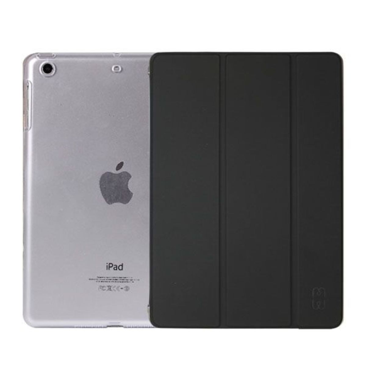 Housse iPad 10.2 fine antichoc et support multi-angle noir MW - 2