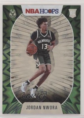 2020-21 Panini NBA Hoops Green Explosion 69/89 Jordan Nwora #211 Rookie RC 7sd