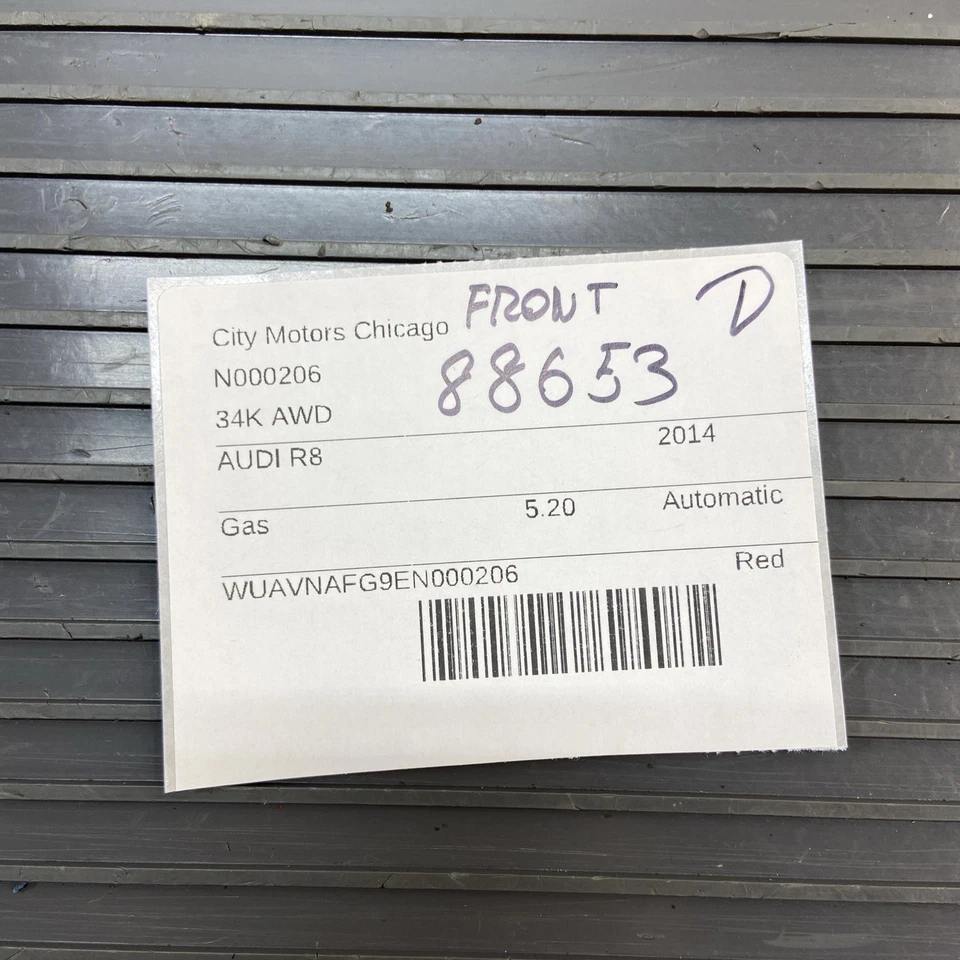 2013-2023 Audi R8 Spyder Front Left Right Brake Disc Rotor 34k Miles OEM - Image 2 of 4