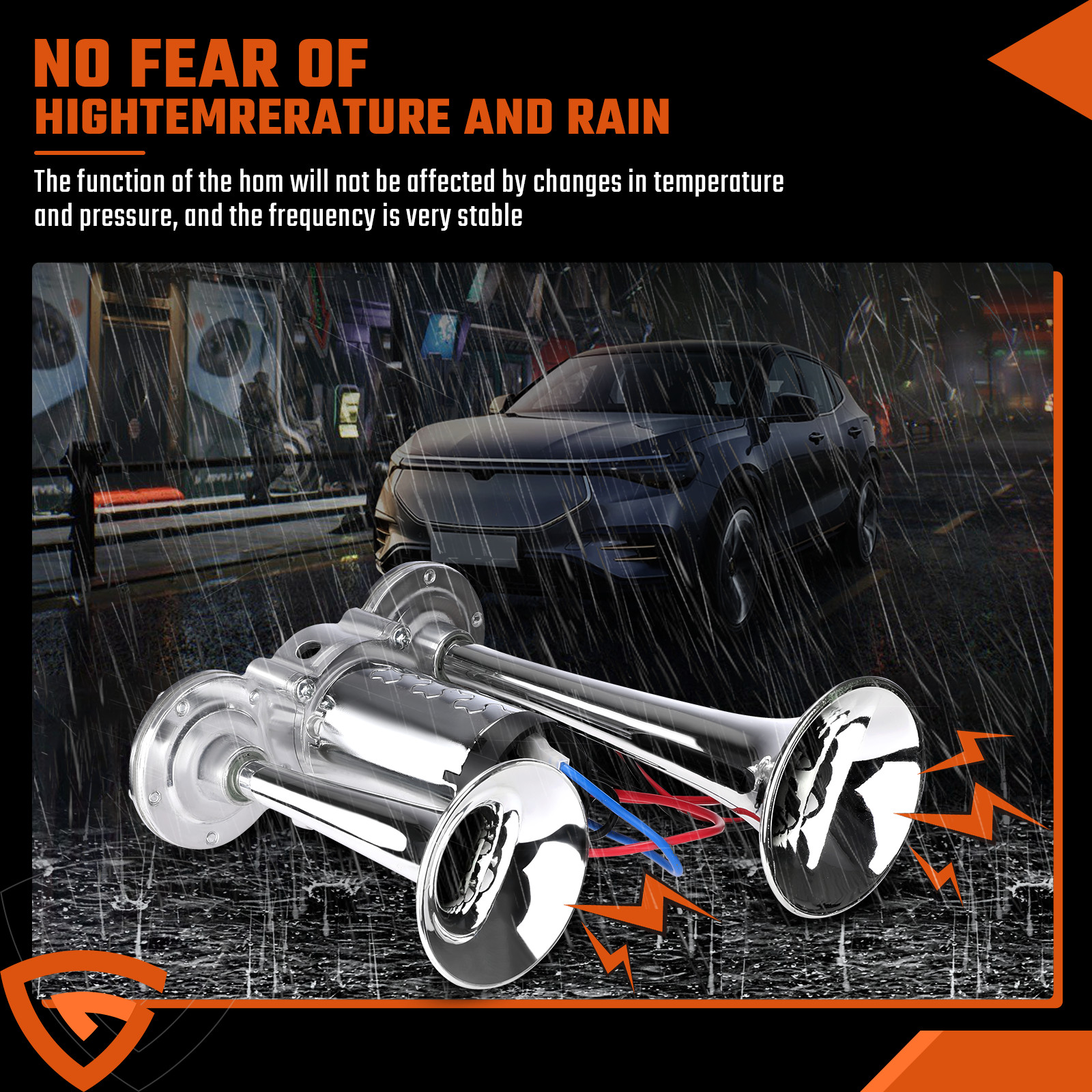 Train Electric Air Horn For Trucks Car Boats 600DB 12V Dual Trumpets Super Loud