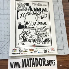 Surfing Contest Promotional Magazine Surf