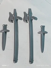 PLAYMOBIL x4 WEAPONS SPEARS SWORDS HALBERDS MEDIEVAL KNIGHTS NEW!!