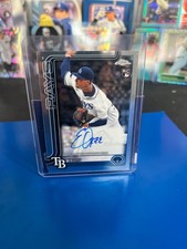 2025 Topps Chrome #RA-EO Eric Orze Rookie RC Auto Tampa Bay Rays