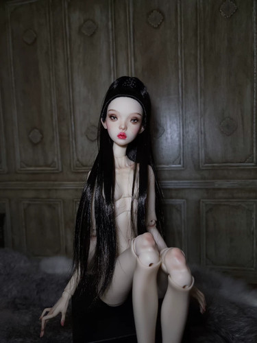 4in Head BJD Doll Wig Long Straight Hair for 1/4 Popovy Sisters Owl Peewid Tawny - Picture 10 of 13