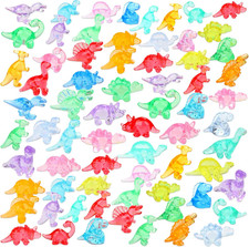 230 Pcs Mini Resin Animals, Mini Dinosaur Figures, Miniature Figurines to Hide,