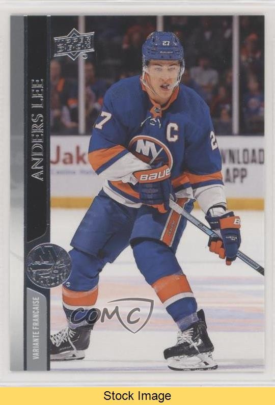 2020-21 Upper Deck French Anders Lee #116 READ t4m
