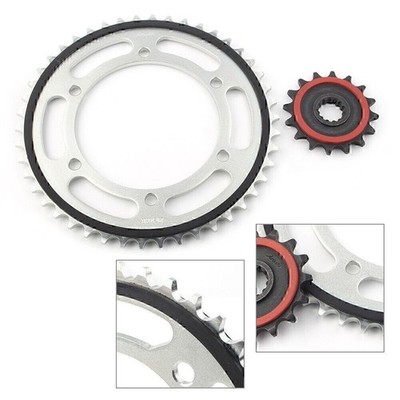 Rubber Cushion 16T Front & Rear Sprocket 46T For Yamaha XJ6 2009-2015