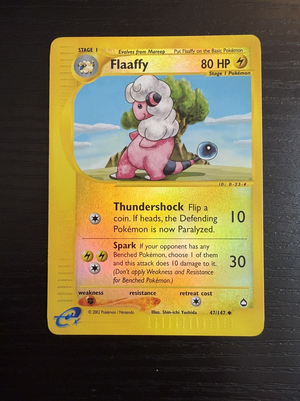 2002 Pokémon TCG Aquapolis Flaaffy 047/147 Reverse Holo NM