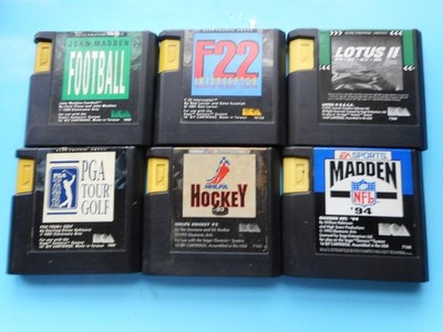 6 Sega Genesis Video GameS 16-Bit Cartridge  - READ DESCRIPTION