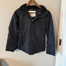 Obermeyer Rylee Insulated Ski Jacket Girls' Sz Teen M 10-12 Black Winter EUC