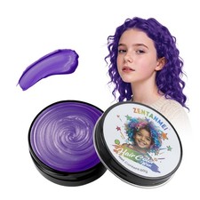 Temporary Hair Color Wax, Hair Pomades Hairstyle Styling Clay Mud, Instant Di...