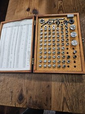 Vintage  WW 8mm Collet set - 71 collets, 87Pieces, Watchmaker mixed brands 