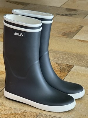NEU Aigle Kinder Gummistiefel Lolly Pop Fur 2 SCHWARZ Gr. 37