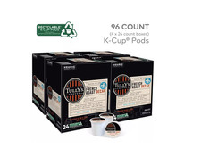 Tully's Coffee French Roast Decaf, Keurig K-Cup Pod, Dark Roast, 96 Count