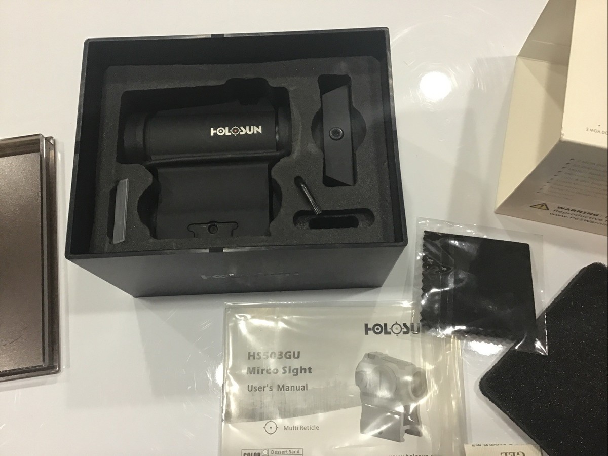 HOLOSUN HS503GU Red Dot Sight with 65 MOA Circle for sale