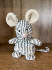 Russ Home Buddies Sniffy the striped terry cloth mouse beanbag plush