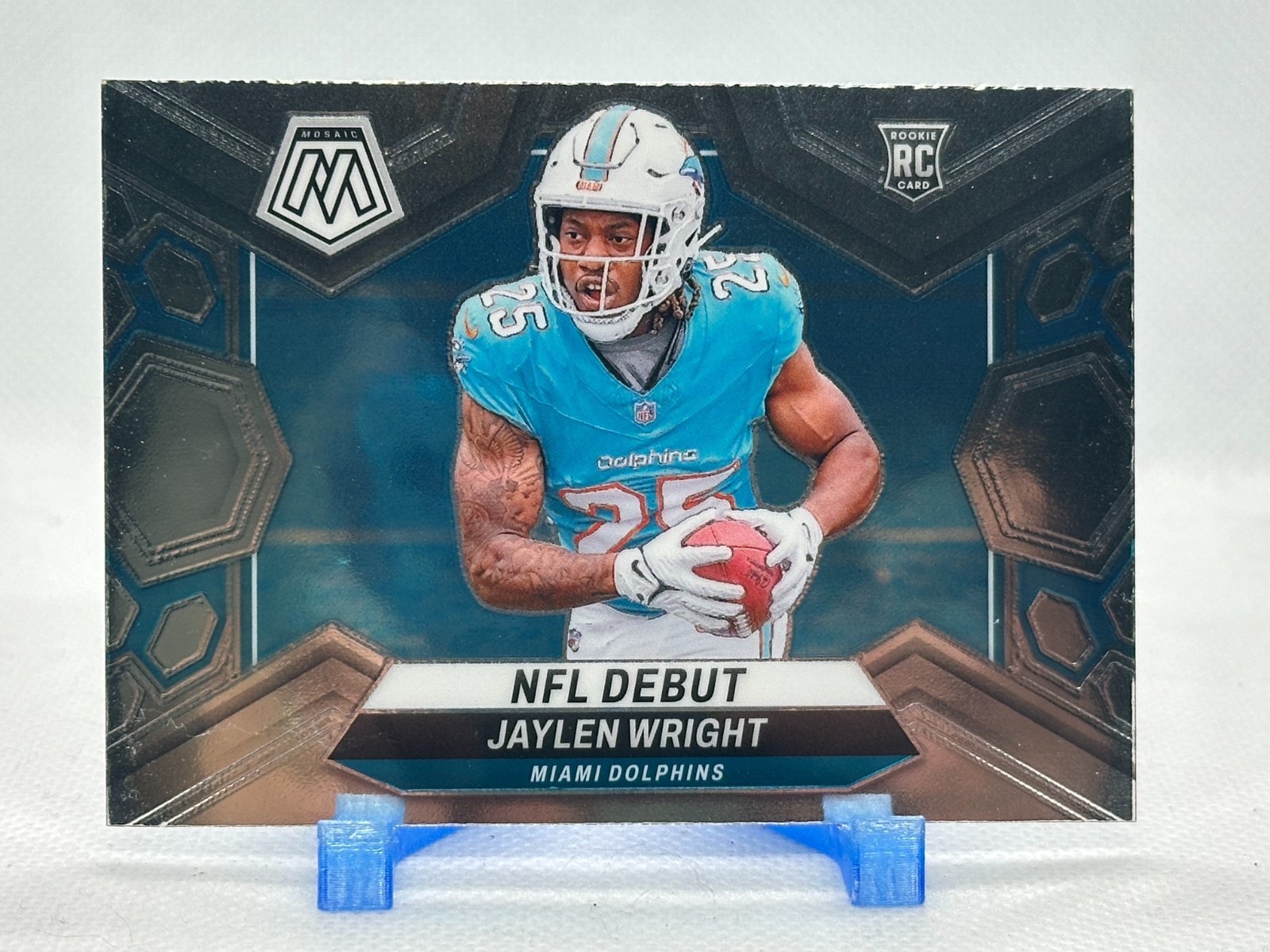 Jaylen Wright 2024 Panini Mosaic - NFL Debut #280 (RC) - Miami Dolphins
