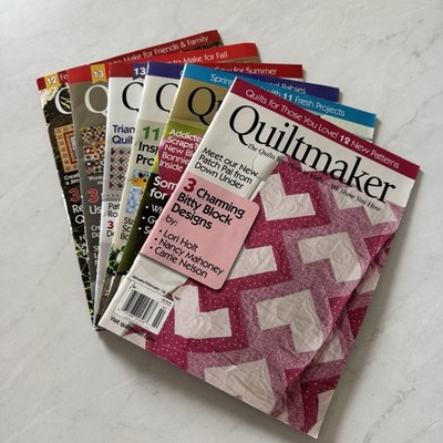 Lot Of 6 Quiltmaker Magazines | 2016 _ The Quilts You Need Any To Make  .