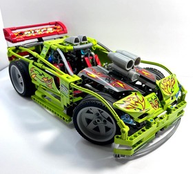 Lego Nitro Menace 8649 Racers Car 100% Complete Set with Instructions no Box Toy