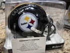 Dermontti Dawson Signed Steelers Mini Helmet HOF 2012 - TRISTAR