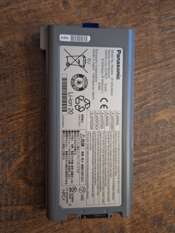 Panasonic Lithium Ion Battery Pack - CF-VZSU46AU