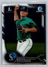 2016 Bowman Draft #BDC-105 Bryson Brigman Chrome Blue Refractor #/150 *ZB