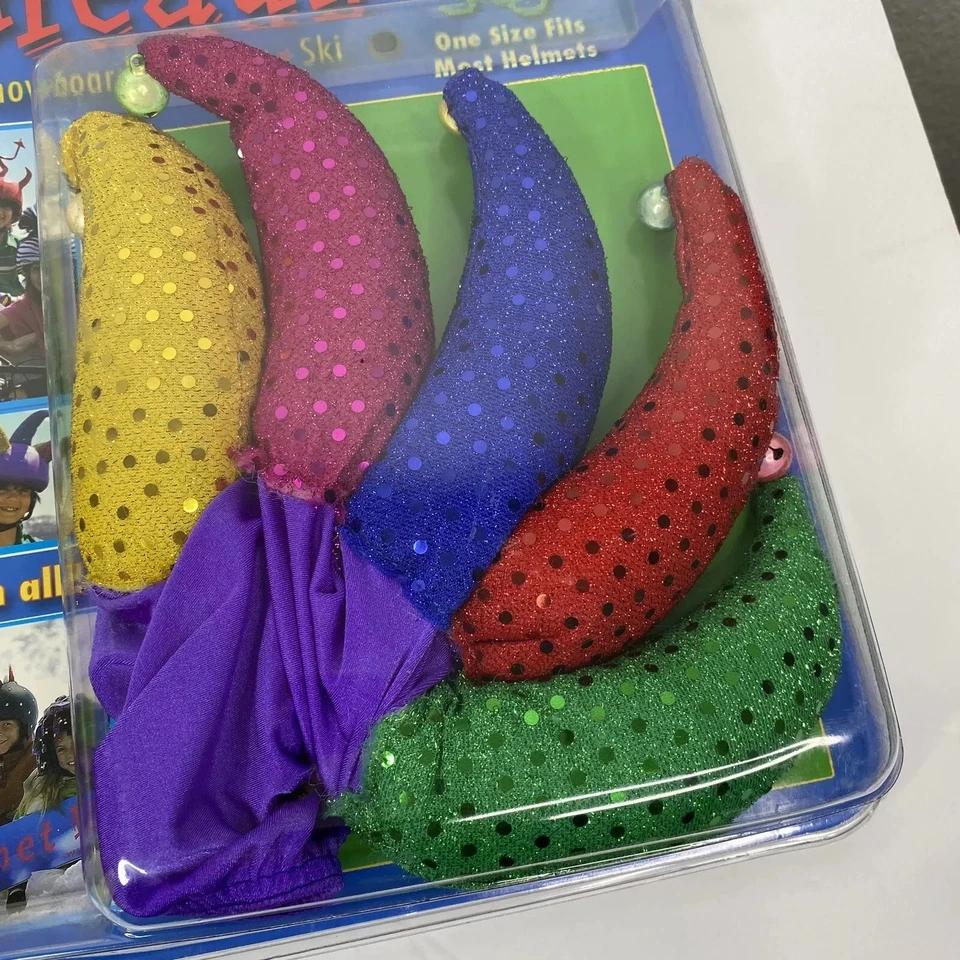 2-Helmet Headz Multi-Sport kids Helmet Covers OSFA Puffer Fish & Jester NEW - Image 2 of 4