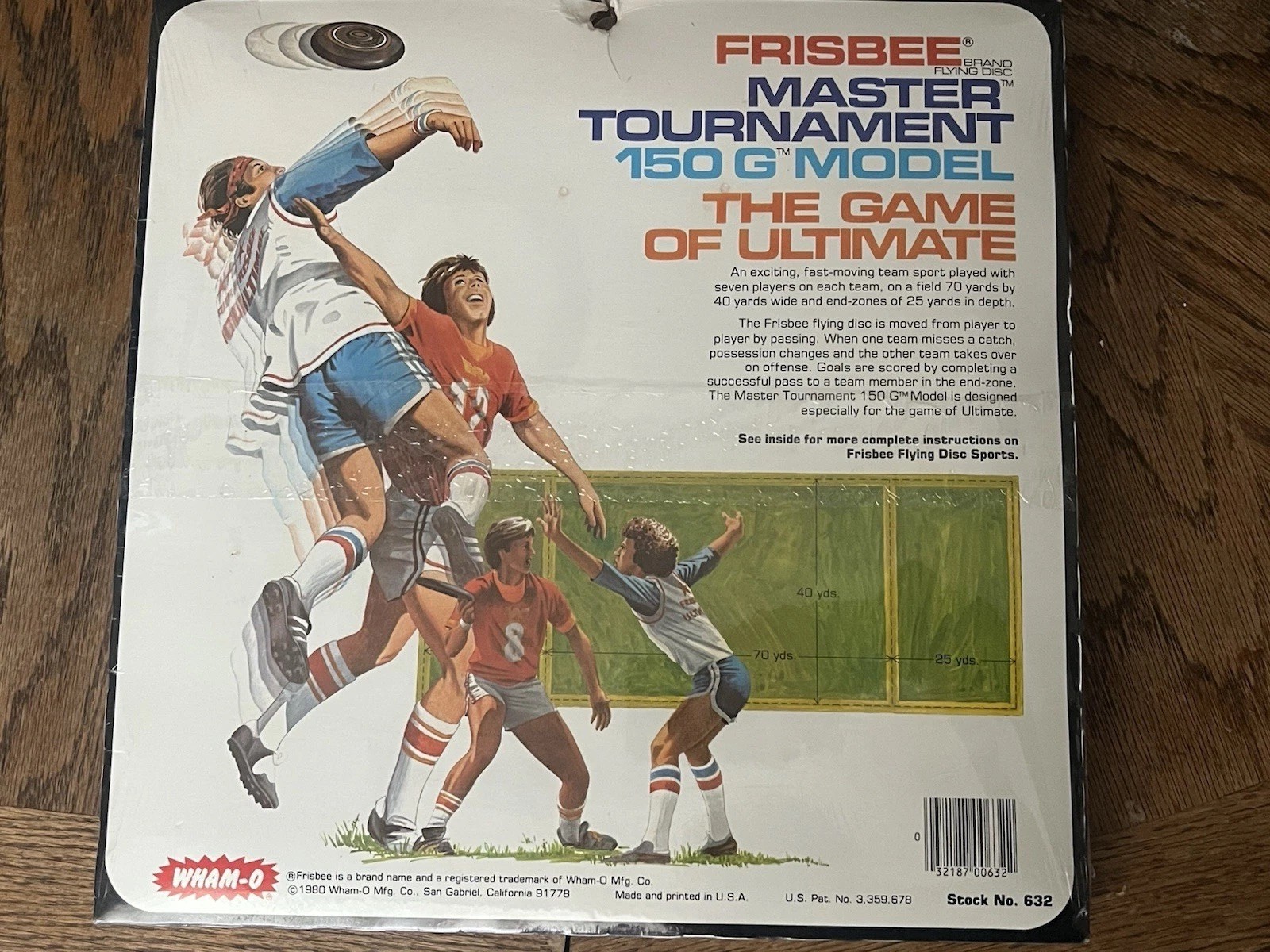 New(other) 1984 WHAM-O Master Tournament Frisbee 150G Model Black & Gold Stock