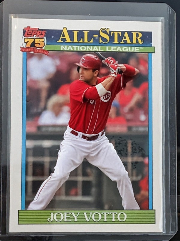2026 TOPPS SERIES 2 JOEY VOTTO RETRO 1991 ALL-STAR 2012 NL LEADERS NO. 91AS-12