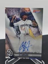 2019 CJ Abrams Bowman's Best Auto HOT Rookie 
