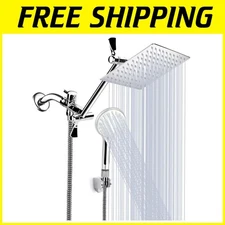 Stylish 8" Rainfall Shower Head - Chrome Finish