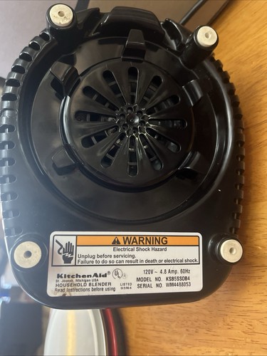 Batidora profesional Kitchenaid 40 oz acero inoxidable cinco velocidades PROBADA - Imagen 7 de 7