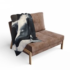 Cozy Arctic Fleece Blanket for Dog Lovers, Pet Decor, Warm Throw