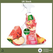 1L Antibacterial Summer Fruits Spray - Fast-Acting Kitchen & Bathroom Cleaner 4.99 per litre