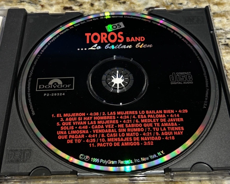 LOS TOROS BAND...LO BAILAN BIEN CD EL MUJERON РЕДКАЯ - Изображение 3 из 4