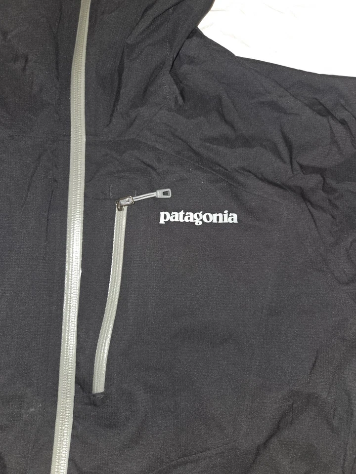 Chaqueta Patagonia Stretch Rainshadow H2No para hombre pequeña negra Foto 3 de 4