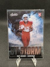 2024 Panini Absolute Trey Benson By Storm Rookie Insert #BS-TBN Cardinals NFL