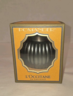 L'Occitane en Provence Metal Pomander Ball Solid Scent Diffuser Box France
