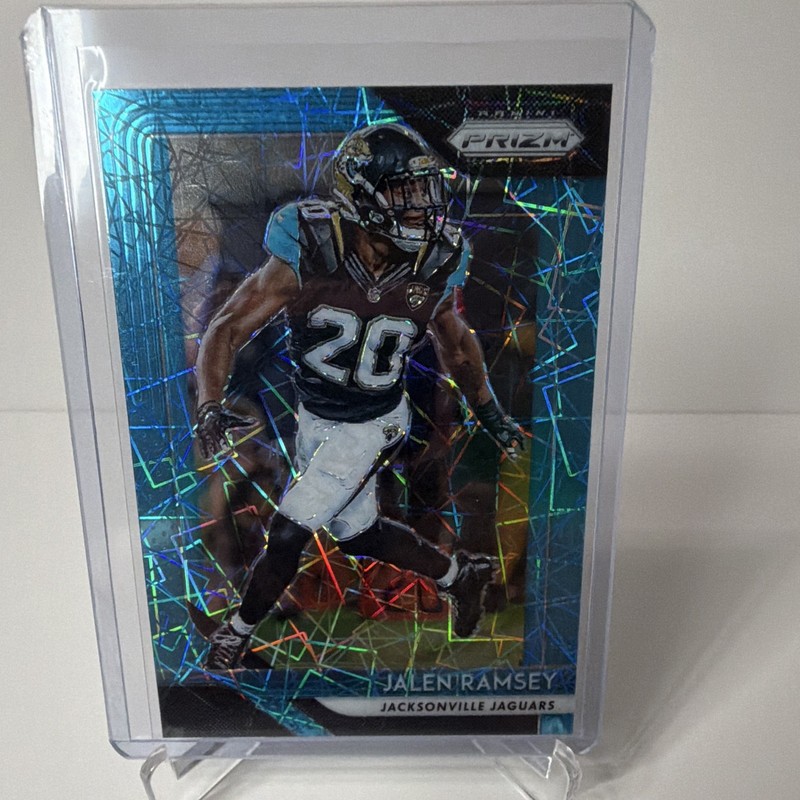 Panini 2018 Prizm Football Jalen Ramsey Blue #110 Jacksonville Jaguars