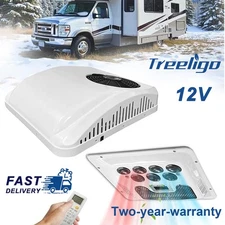 12V RV Rooftop Air Conditioner A/C Unit For Trailer Motorhome 2 in 1 Cool&Heat