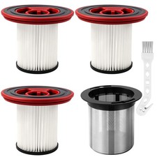 ANOMM 3 3 Filter + 1 Netzabdeckung + 1 Reinigungsb&uuml;rste, f&uuml;r Bosch Unlimited 7