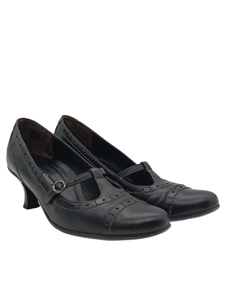 PAUL GREEN Escarpin Salomé Dames Escarpins T EU 38 noir style décontracté - Photo 1/4