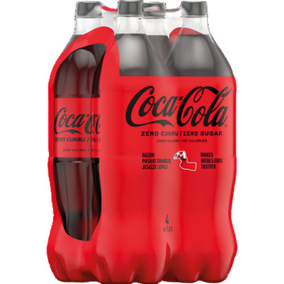 5000112678406 Coca-Cola Zero 4 x 1,5L Coca Cola HBC Polska Sp. z o.o.