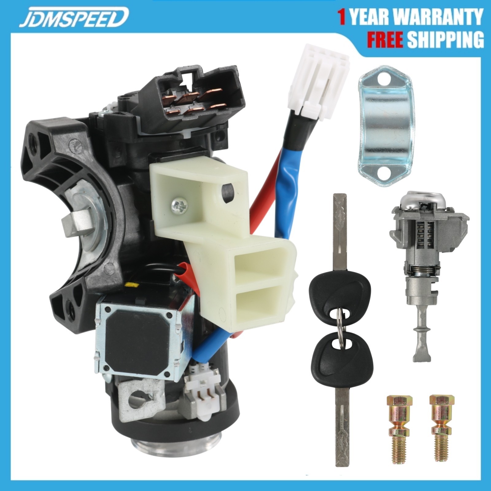 81970-2TA00 Ignition Lock Switch Assembly with Door Lock Cylinder & Keys NEW