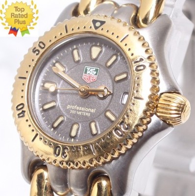 TAG HEUER レディース 腕時計 アナログ【不動】WG1420-0 TAG Heuer Professional Gray Women's Watch - WG1420-0 for sale